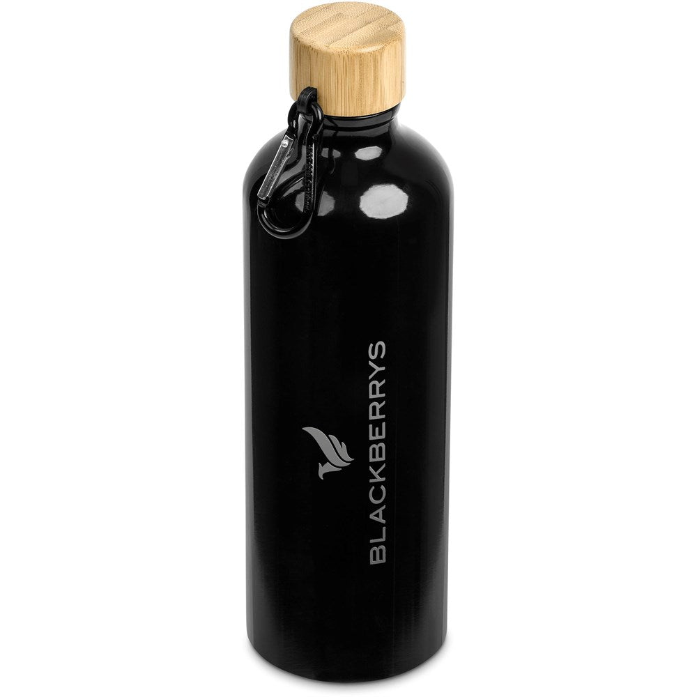 Serendipio Origen Aluminium & Bamboo Water Bottle – 750ml - Image 2