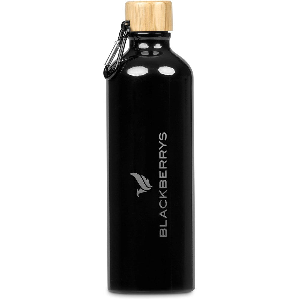 Serendipio Origen Aluminium & Bamboo Water Bottle – 750ml - Image 4